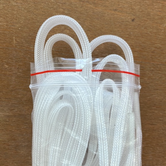 Nike clear and pink Anthracite laces - Picture 4 of 4